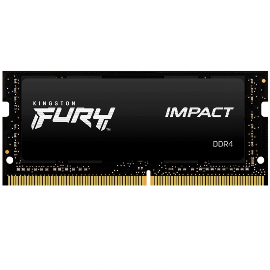 Kingston | Fury Impact | 16 GB | DDR4 | 3200 MHz | Klēpjdators | Reģistrēta: Nē | ECC: Nē