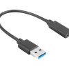 Lanberg USB Type-C uz USB Type-A adaptera kabelis | AD-UC-UA-03