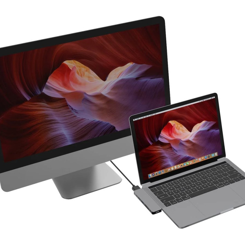 Hyper | HyperDrive USB-C 7‑in‑1 klēpjdatora form‑fit hubs