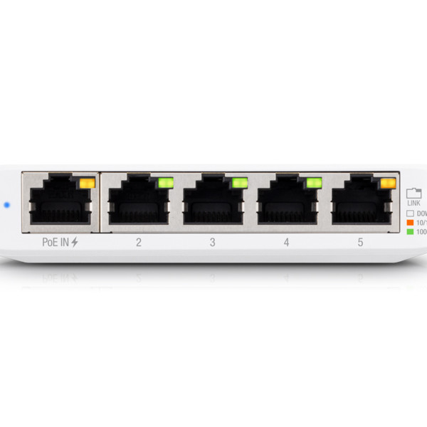 Ubiquiti USW-Flex Iekštelpu/āra 5 porta PoE Gigabit slēdzis | Ubiquiti