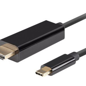 Lanberg USB-C to HDMI Cable, 0.5 m 4K/60Hz, Black | Lanberg | USB-C to HDMI Cable | CA-CMHD-10CU-0005-BK | 0.5 m