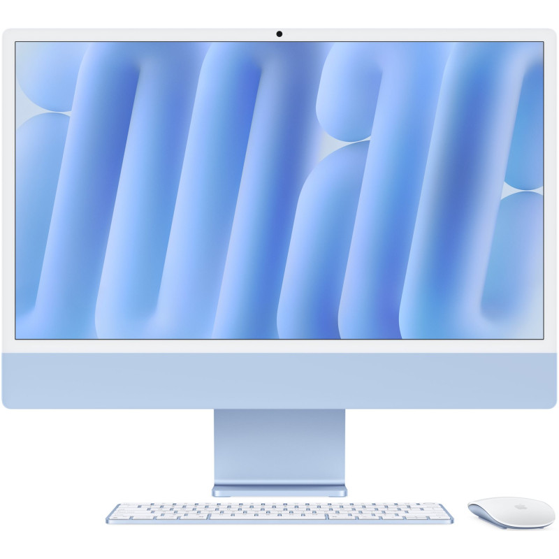 Apple iMac 24” 4.5K Retina, Apple M4 10 kodolu CPU, 10 kodolu GPU/16GB/256GB SSD/Zils/RUS | Apple