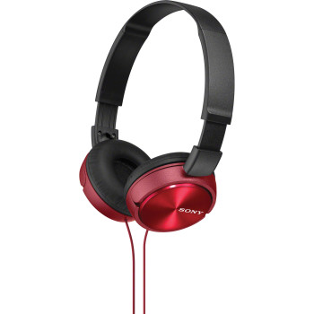 Sony | MDR-ZX310 | Vadu | Uz auss | Sarkans