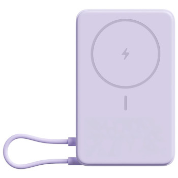 Xiaomi magnētiskais Power Bank 10000 ar iebūvētu | 10000 mAh | violets