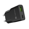 Natec Ribera USB Charger Gan Slim USB 1X USB-A + 1X USB-C 20W | NUC-2377