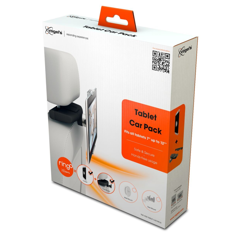 Vogels TMS 1020 Tablet Car Pack | Tilt | 7-13 " | Maximum weight (capacity) 1 kg | Black