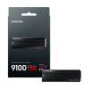 Samsung 9100 PRO | 4000 GB | SSD form factor M.2 2280 | Solid-state drive interface PCIe 5.0x4 | Read speed 14800 MB/s | Write speed 13400 MB/s