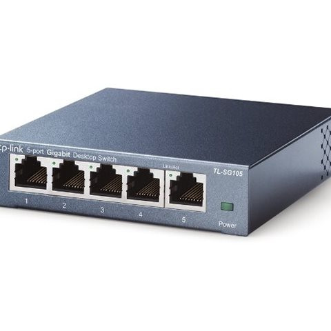 TP-LINK | Switch | TL-SG105 | Unmanaged | Desktop | Gigabit Ethernet (copper) ports quantity 5 | Power supply type External | 24 month(s)
