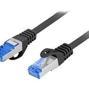 Lanberg | Patchcord Cat.6A S/FTP LSZH CCA | PCF6A-10CC-0300-BK | 3 m | Black