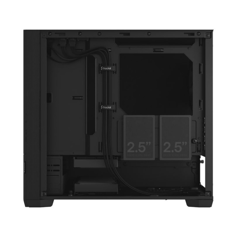 Fractal Design | Pop Mini Silent | Sānu logs | Melns | mATX, Mini ITX | ATX