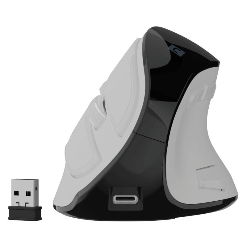 Natec Mouse | Euphonie Pro | Wireless | 2.4 GHz, Bluetooth | White