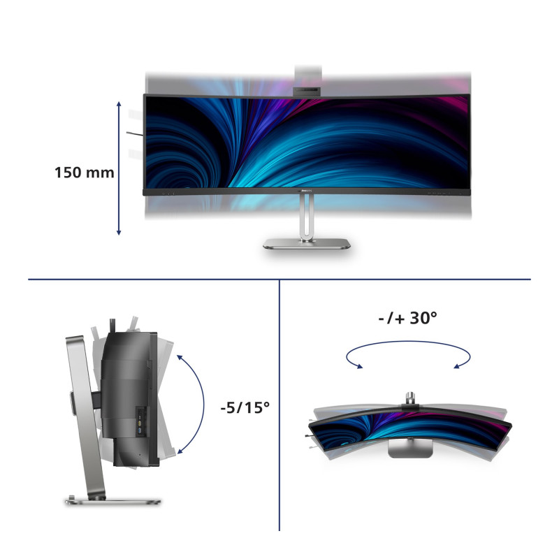 Philips | 49B2U5900CH/00 | 48.8 " | VA | 32:9 | 75 Hz | 4 ms | 5120 x 1440 pixels | 450 cd/m² | HDMI ports quantity 2