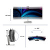 Philips | 49B2U5900CH/00 | 48.8 " | VA | 32:9 | 75 Hz | 4 ms | 5120 x 1440 pixels | 450 cd/m² | HDMI ports quantity 2
