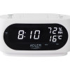 Adler LED pulkstenis ar termometru | AD 1186
