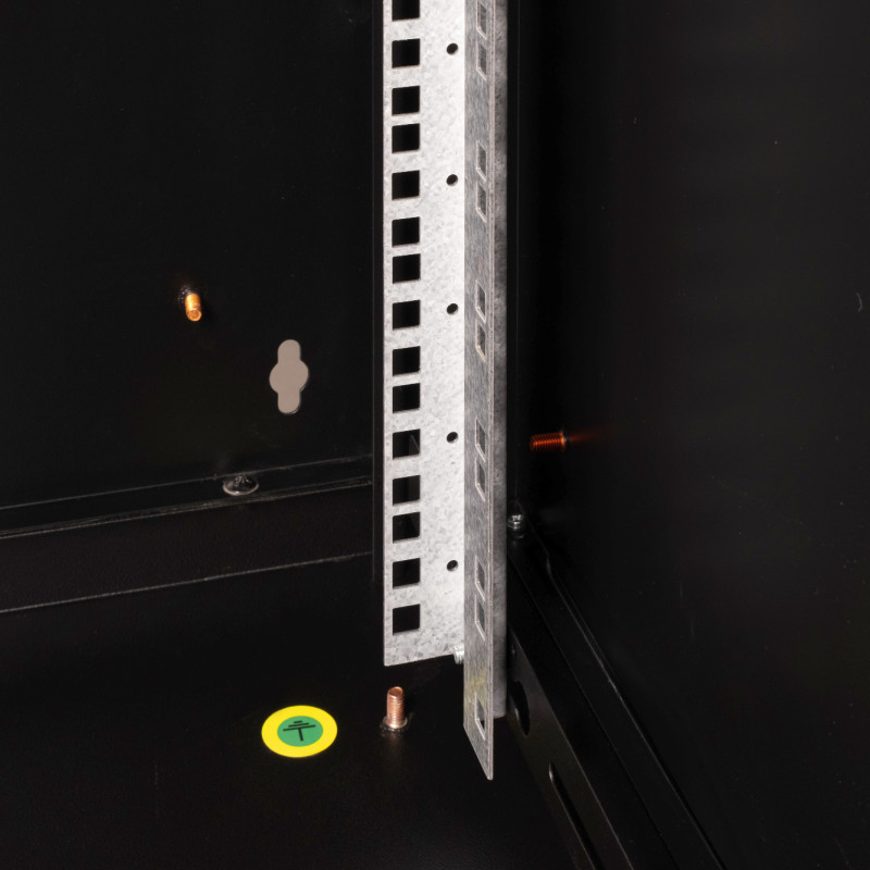 Digitus sienas montējams skapis | DN-19 20U-6/6-SW | Melns