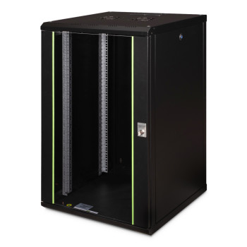 Digitus sienas montējams skapis | DN-19 20U-6/6-SW | Melns