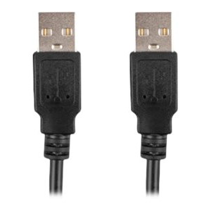 Lanberg | Cable USB-A 2.0 | CA-USBA-20CU-0018-BK | USB Type-A to USB Type-A