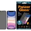 PanzerGlass | P2665 | Ekrāna aizsargs | Apple | iPhone Xr/11 | Stikla rūdīts | Melns | Konfidencialitātes filtrs; Pilna rāmissegšana; Pretplēves pārklājums (tur stiklu kopā un pasargā no stikla šķembām bojājuma gadījumā); Saderīgs ar vākciem; Pretatspīduma pārklājums (samazina gaismas atstarošanos); Zilās gaismas samazināšana; Vienkārša uzstādīšana ar pilnu līmi; Oleofobisks slānis (pretbakteriāls + pretpirkstu nospiedumu); 100% skāriena saglabāšana; Saglabā visas tālruņa funkcijas