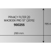 PORT DESIGNS Privacy Filter 2D Macbook Pro 13" (2016)- 299x195 | PORT DESIGNS | PORT DESIGNS Privacy Filter 2D Macbook Pro 13" (2016)- 299x195