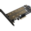 AXAGON PCI-Express x4 adapteris, lai pieslēgtu līdz divām M.2 atmiņas ierīcēm datoram | PCEM2-D