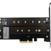 AXAGON PCI-Express x4 adapteris, lai pieslēgtu līdz divām M.2 atmiņas ierīcēm datoram | PCEM2-D
