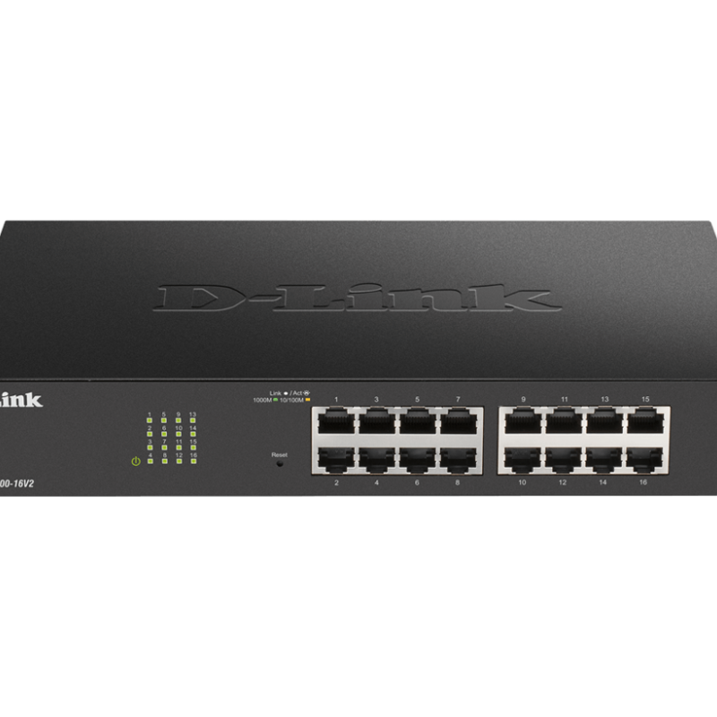 D-Link | Smart Managed Switch | DGS-1100-16V2 | Pārvaldāms | Galda | Barošanas avots 100–240 V AC, 50–60 Hz iebūvēts