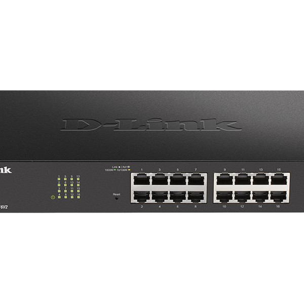 D-Link | Smart Managed Switch | DGS-1100-16V2 | Pārvaldāms | Galda | Barošanas avots 100–240 V AC, 50–60 Hz iebūvēts