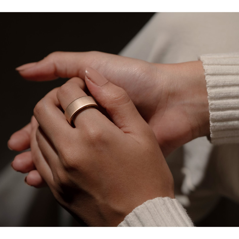 Ultrahuman | Ring Air | Brushed Rose Gold | Size 7 | Smart Ring