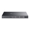 TP-LINK Omada 28 portu Gigabit viegli pārvaldāms komutators ar 24 portu PoE+ | ES228GMP | Pārvaldāms | Ierāmējams | SFP portu skaits 2