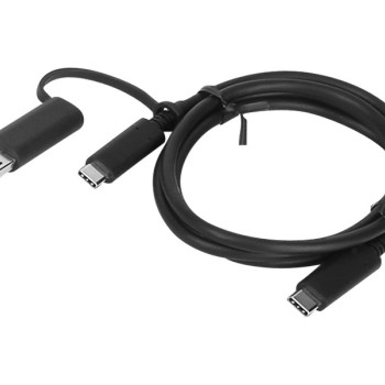 Lenovo | 1m, Hybrid USB-C with USB-A Cable