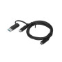 Lenovo | 1m hibrīds USB-C ar USB-A kabelis