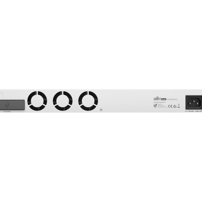 Ubiquiti | Unifi Switch | USW-EnterpriseXG-24 | Managed L3 | Rackmountable | Gigabit Ethernet (copper) ports quantity 24 | SFP+ ports quantity 2x 25G SFP | Power supply type Internal