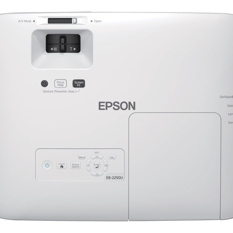 Epson | EB-2250U | WUXGA (1920x1200) | 5000 ANSI lūmeni | 15.000:1 | Balts | FHD | 3LCD