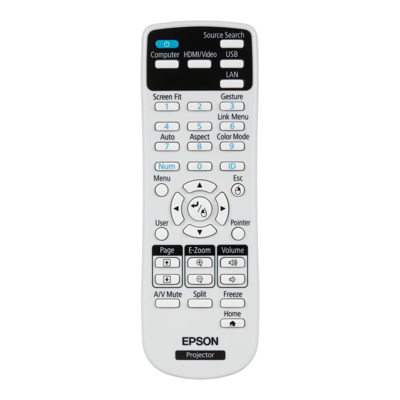Epson | EB-2250U | WUXGA (1920x1200) | 5000 ANSI lūmeni | 15.000:1 | Balts | FHD | 3LCD