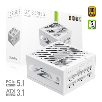 Gamemax PSU | GZ 750G WH | 750 W | Gold | Balts | Pilnībā modulārs