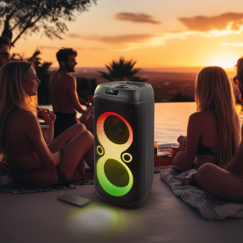 Muse | Party Box skaļrunis | M-1937 DJ | 600 W | Bluetooth | Bezvadu savienojums | Pārnēsājams | Melns