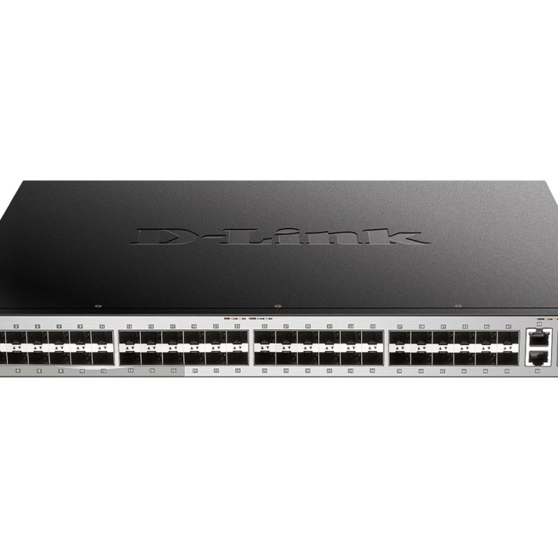 D-LINK 54-Port Lite Layer 3 Stackable Managed Gigabit PoE Switch | D-Link