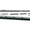 Digitus | Patch panelis | DN-91524U | Kategorija: CAT 5e; Porti: 24 x RJ45; Noturības spēks: 7.7 kg; Ievietošanas spēks: 30 N max | 48.2 x 4.4 x 10.9 cm | Melns