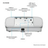 Epson | EH-TW7000 | 3000 ANSI lūmeni | 40.000:1 | Balts