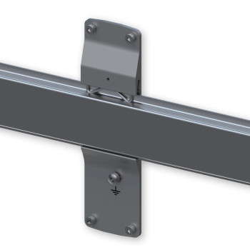 Teltonika Rear DIN Rail Panel, 115 x 32.2 x 5.8 mm, Aluminium | PR5MEC24