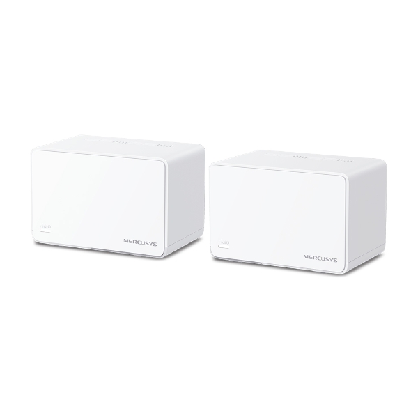 Mercusys | AX3000 Visa māja Mesh WiFi 6 sistēma ar PoE | Halo H80X (2-Pack) | 802.11ax | 574+2402 Mbit/s | 10/100/1000 Mbit/s | Ethernet LAN (RJ-45) porti 3 | Mesh atbalsts Jā | MU-MIMO Jā | Bez mobilā platjoslas | Antenas tips Iebūvētas