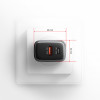 AXAGON Wall charger 67W, 2x port (USB-A + USB-C) PD3.0/PPS/QC4+/SFC 2.0/Apple | ACU-PQ67