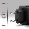 AXAGON Wall charger 67W, 2x port (USB-A + USB-C) PD3.0/PPS/QC4+/SFC 2.0/Apple | ACU-PQ67