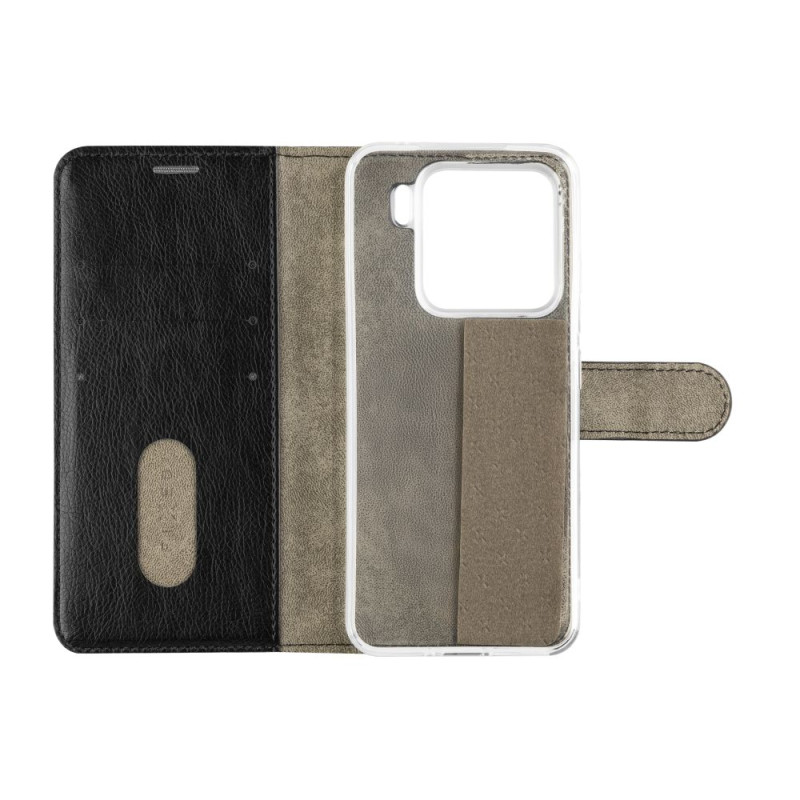 Fixed Opus | Grāmatas tipa maciņš | Xiaomi | 15 | Āda | Melns