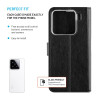 Fixed Opus | Grāmatas tipa maciņš | Xiaomi | 15 | Āda | Melns