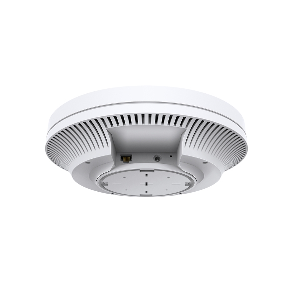 TP-LINK EAP660 HD Bezvadu divu joslu piekaramais griestu piekļuves punkts | TP-LINK | Wireless Dual Band Ceiling Mount Access Point | EAP660 HD | 802.11ax | 2402+1148 Mbit/s | 10/100/1000/2500 Mbit/s | Ethernet LAN (RJ-45) porti 1 | MU-MIMO Jā | PoE in | Antenas tips Iekšējā