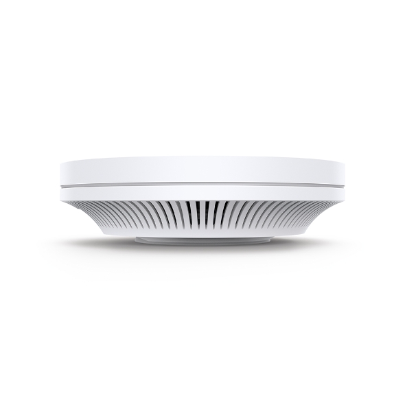 TP-LINK EAP660 HD Bezvadu divu joslu piekaramais griestu piekļuves punkts | TP-LINK | Wireless Dual Band Ceiling Mount Access Point | EAP660 HD | 802.11ax | 2402+1148 Mbit/s | 10/100/1000/2500 Mbit/s | Ethernet LAN (RJ-45) porti 1 | MU-MIMO Jā | PoE in | Antenas tips Iekšējā
