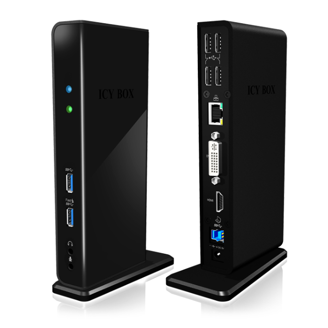 Raidsonic | ICY BOX | IB-DK2241AC Multi dokstacija | USB-A doks