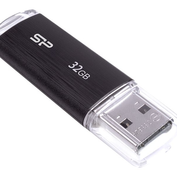 Silicon Power | Ultima U02 | 32 GB | USB 2.0 | Melns