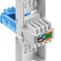 Goobay 59227 Bezinstrumentu RJ45 tīkla spraudnis CAT 6A UTP neekrānots | priekš 3 kabeļu OD: līdz 5.2mm/6.4mm/7.5mm